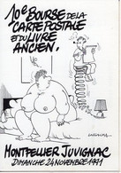 Illustrateur LASSALVY - 10eme BOURSE De La CARTE POSTALE, MONTPELLIER JUVIGNAC 24 NOVEMBRE 1991 - Lassalvy