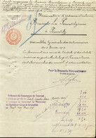 Péruwelz. Brasserie La Péruwelzienne. Assemblée Générale Des Actionnaires 1919. **** - Autres & Non Classés