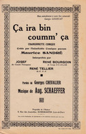 Çà Ira Bin Comm'ça"  21/11/21 >   "Maurice Sandré"     Partition Musicale Ancienne > " - Gesang (solo)