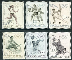 YUGOSLAVIA 1968 Olympic Games, Mexico City Used.  Michel 1290-95 - Ungebraucht