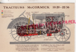 MC CORMICK - TRACTEUR  TRACTEURS 10/20  22/36 - Tracteurs