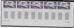 St Pierre Et Miquelon Poste Aérienne N°23 - Bande De 5 Essais -  Non Dentelé - Neuf ** Sans Charnière - TB - Imperforates, Proofs & Errors