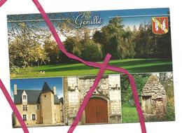 CPM - GENILLE (37) Parc Des Blavetières, Presbytère, Eglise Sainte Eulalie Et Puits Communal - Genillé