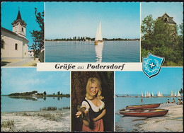 Austria - 7141 Podersdorf Am See - Neusiedlersee - Alte Ansichten - Dirndl - Nice Stamp - Neusiedlerseeorte