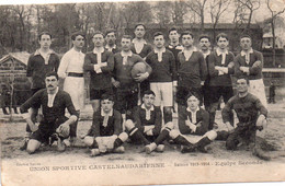 CPA De L'équipe Seconde De Rugby De CASTELNAUDARY 1913-14. - Castelnaudary