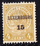 Luxembourg 1915 Prifix Nr. 99 - Vorausentwertungen