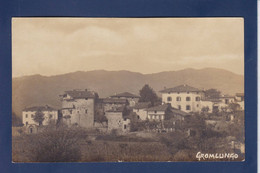 CPA ITALIE Carte Photo Voir Dos à Identifier Gromlungo - Other & Unclassified