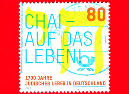 GERMANIA - Usato - 2021 - 1700 Anni Di Presenza Ebraica In Germania - 1700 Jahre Jüdisches Leben In Deutschland - 80 - Used Stamps