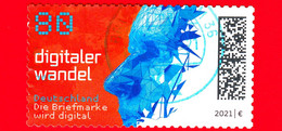 GERMANIA - Usato - 2021 - Cambio Digitale In Deutsche Post - Il Francobollo Diventa Digitale - Digitaler Wandel - 80 - Used Stamps