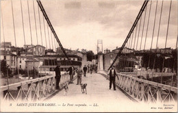 42 Saint Just Sur Loire - Le Pont Suspendu - Saint Just Saint Rambert