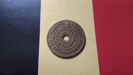 BELGIE DEINZE GOED VOOR EEN BROOD 27.5MM LAITON 90% FRAPPE MEDAILLE - Monetary / Of Necessity