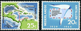 Antilles Néerlandaises Antillen West Indies 1964 Boeing 707, Sikorsky S-43 (Yvert 331, Mi 139, St Gibbons 452) - Flugzeuge