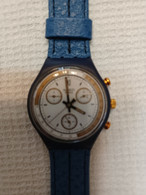 SWATCH Chrono SCB108 1992  Rare Chrono TAGG. - Montres Gousset