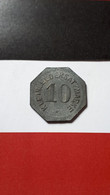 ALLEMAGNE MAINZ 1917 10 KLEINGELDERSATZMARKE ETOILE 5 ET 6 ZINC FRAPPE MEDAILLE - Monetary/Of Necessity