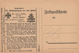 FELDPOSTKARTE Arbre De Noel 1914 Allemagne - Guerre De 1914-18