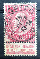 België, 1900, Nr 58, Gestempeld ALSEMBERG, Coba 8€ - 1893-1900 Thin Beard