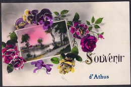 +++ CPA - Fantaisie - Souvenir D' ATHUS - Fleur - Pensée  // - Aubange