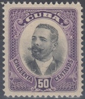 1910-168 CUBA REPUBLICA. 1910. 50c PATRIOTAS. ANTONIO MACEO. MH - Unused Stamps