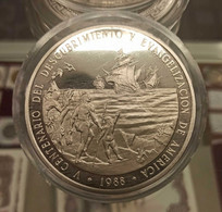 República Dominicana 100 Pesos 1988 Km 67 Plata Proof 5 Oz - Altri – America