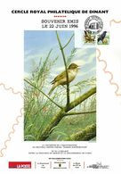 Oiseaux - André BUZIN - COB 2190 Et 2638 - Souvenir 22 Juin 1996 Cercle Royal Philatélique Dinant - Souvenir Cards