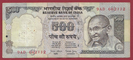 Inde 500 Rupees 1997 (Sign 88 )dans L 'état---LETTRE A-- ( TRES  RARE--- TRES FORTE COTE UNC) (503) - India