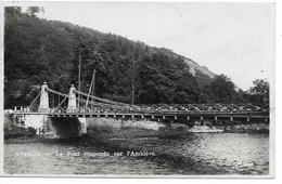 - 98 - AYWAILLE  Le Pont Suspendu Sur L'Ambleve - Aywaille