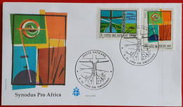 VATICANO VATIKAN VATICAN 1994 SYNODUS PRO AFRICA FDC - Storia Postale