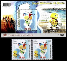 (086-87) Cape Verde / Cabo Verde  Sport / 2019 / Africa Games  ** / Mnh   Michel 1052-53 + BL 49 - Cap Vert