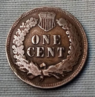 USA , 1 Cent ,1905 . Km 90a  , Agouz - 1859-1909: Indian Head