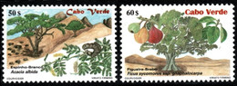 (094) Cape Verde / Cabo Verde  Flora / 2001 / Plants / Trees / Arbres / Bäume  ** / Mnh   Michel 792-93 - Cap Vert