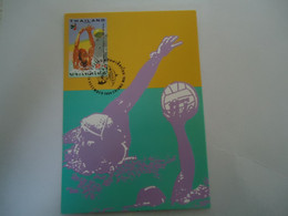 THAILAND MINT  MAXIMUM CARDS  SPORTS  SEA GAMES 1994 WATER POLO - Water-Polo