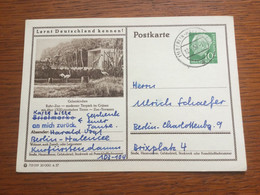 SCH3613 BRD Ganzsache Stationery Entier Postal P 24 DV 4.57 Gelsenkirchen Zoo - Illustrated Postcards - Used