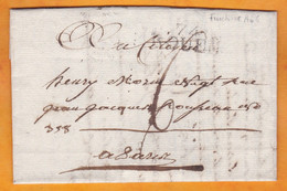 1799 - An 6 - Marque Postale 74 ROUEN Sur Lettre Pliée Avec Correspondance De 3 P Vers PARIS - T6 - 1701-1800: Précurseurs XVIII