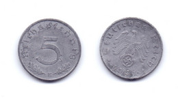 Germany 5 Reichspfennig 1941 E WWII Issue - 5 Reichspfennig