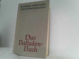 DAS BALLADENBUCH  FREIHERR VON MÜNCHHAUSEN - Gedichten En Essays