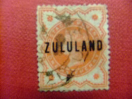 ZULULAND 1888 REINA VICTORIA Yvert 1 FU Stanley Gibbons 1 FU Fil Corona - Zululand (1888-1902)