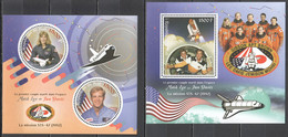 CC509 ! VERY LIMITED STOCK 2017 SPACE FIRST MARRIED COUPLE MARK LEE JAN DAVIS 1KB+1BL MNH - Autres