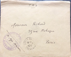 MAROC 1917 MARRKECH MEDINA SBISTANDE PUBLIQUES MEDICIN CHIEF - Lettres & Documents