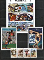 GHANA-1995- Olympic Games - Atlanta, USA 1996 -3 S/s+4st.MNH - Ghana (1957-...)