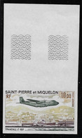 St Pierre Et Miquelon Poste Aérienne N°57 - Non Dentelé - Neuf ** Sans Charnière - TB - Imperforates, Proofs & Errors