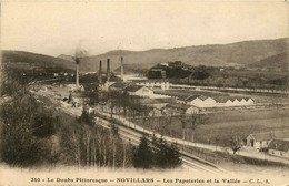 Novillars * Les Papeteries Et La Vallée * Usine Industrie * Ligne Chemin De Fer - Andere & Zonder Classificatie