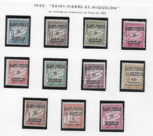 St Pierre Et Miquelon Taxe N°20/20 - Neuf * Avec Charnière - TB - Timbres-taxe