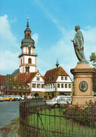 011284  Erbach Im Odenwald - Marktplatz Mit Rathaus, Stadtkirche Und Denkmal Graf Franz I. - Erbach