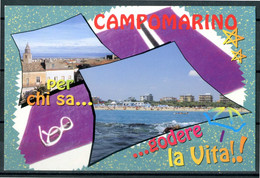 CAMPOMARINO (CB) - Saluti - Cartolina Viaggiata Anno 2001 - Campobasso