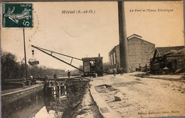 MERIEL.—Le Port Et L’Usine Électrique - Meriel