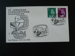 Lettre Cover Congres Industrie Pharmaceutique Pharmceutical Industry Las Palmas De Gran Canaria Spain Ref 102569 - Pharmacy