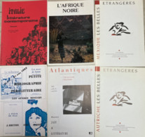 Bibliographie : 21 brochures-fascicules (Maghreb/Marx/Écosse/Écrivains Des U.S.A./Autriche/Mexique/Jazz/Afrique Noire/Ge - Loten Van Boeken