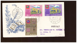 Saint Marin San Marino FDC Enveloppe Premier Jour 1971 UFSI - FDC