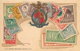 TIMBRES Représentations ANGLETERRE ( Imp M.J STAERCK ) - Briefmarken (Abbildungen)