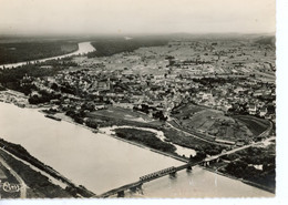 NEUF BRISACH VUE AERIENNE LE PONT DU RHIN 1968 - Neuf Brisach